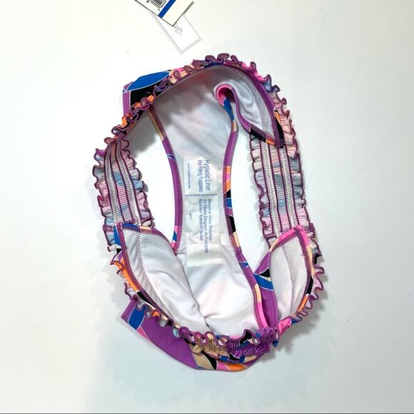 Salt+Cove smocked multicolor bikini swim bottom - Picture 7 of 7